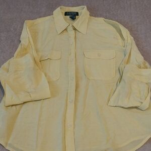 Ralph Lauren Light Yellow Casual Shirt
